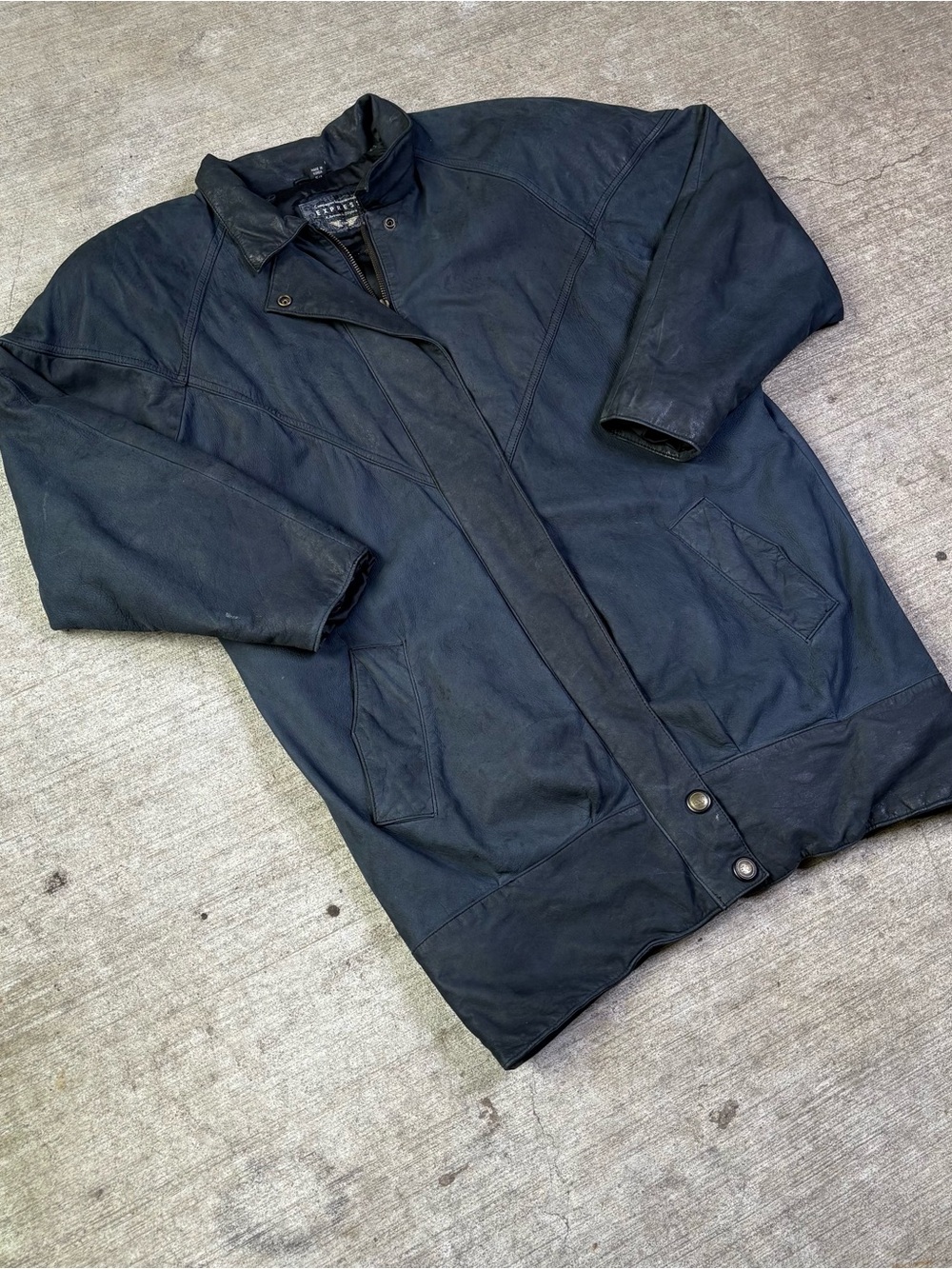 Express Men's Black Trench Coat